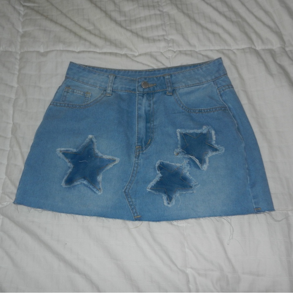 Demon skirt with star patches